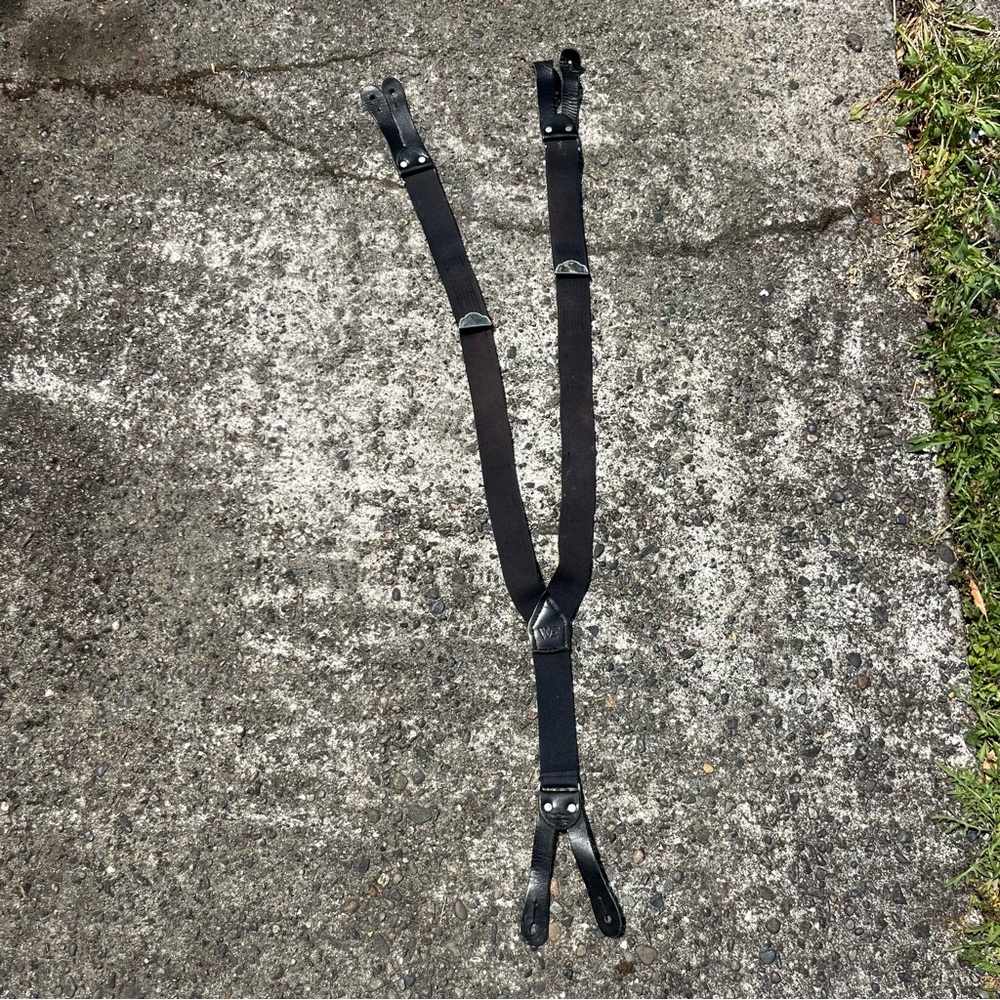 Welch Black Work Suspenders